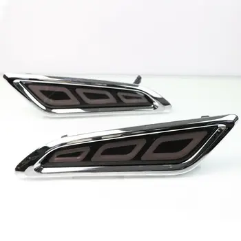 

2Pcs LED DRL Daytime Running Lights Fog light Driving Bumper Fit For Nissan Patrol 2016-2018