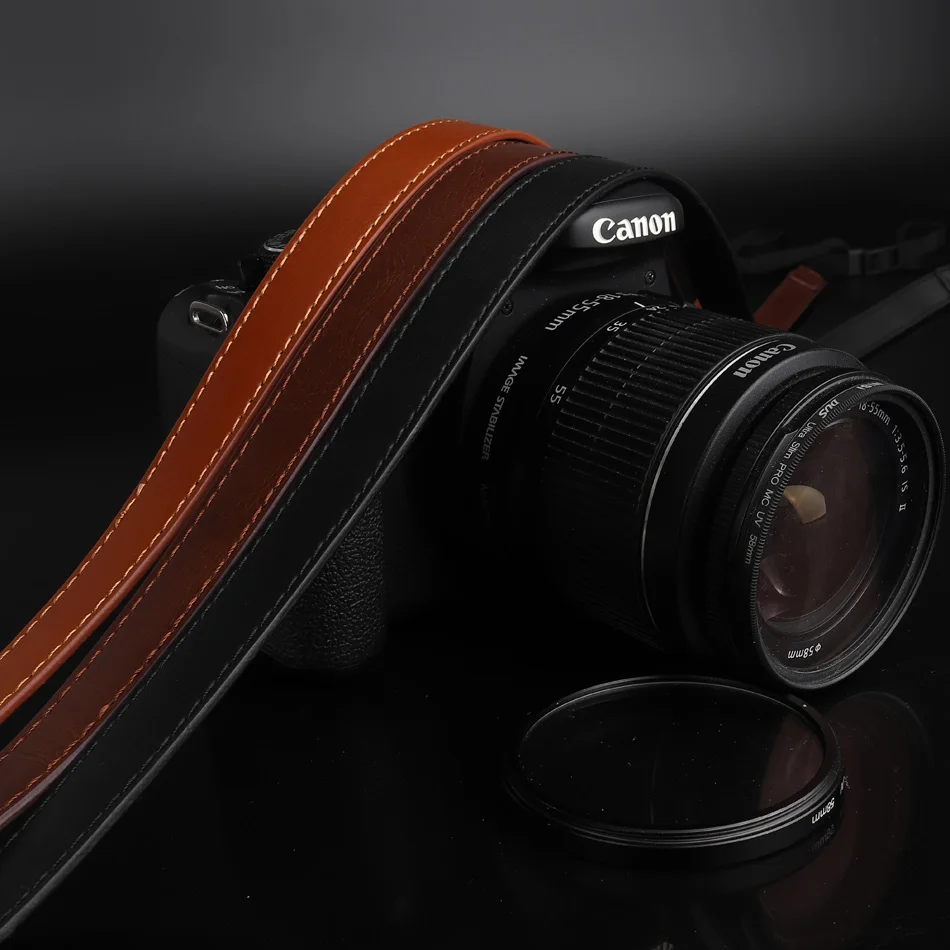Плечевой ремешок для камеры из искусственной кожи шейный ремень Canon EOS M100 M50 M10 M6 M5