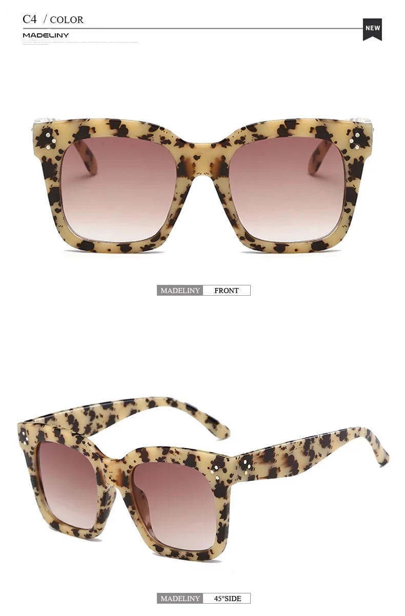 MADELINY Fashion Sunglasses Women Vintage Brand Design Square Luxury Sun glasses Big Frame Shades Eyewear Oculos UV400 MA033 HTB1T QnaGLN8KJjSZFKq6z7NVXat - MADELINY Fashion Sunglasses Women Vintage Brand Design Square Luxury Sun glasses Big Frame Shades Eyewear Oculos UV400 MA033