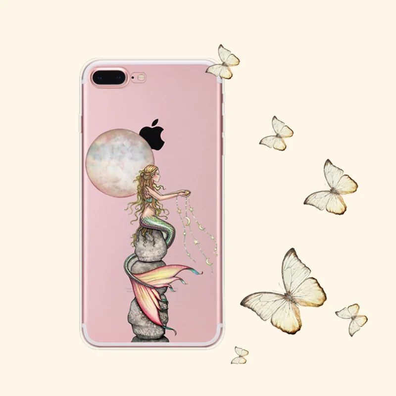Для Iphone X 8 7 7plus 6 6s Plus 5 5se новые мягкие ТПУ Силиконовые чехлы Мультяшные животные