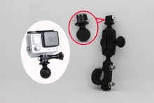 360 град. вращающийся мотоцикл кронштейн для GoPro спорт камеры X t-рукоятка и колыбель для мобильного телефона и портативный GPS
