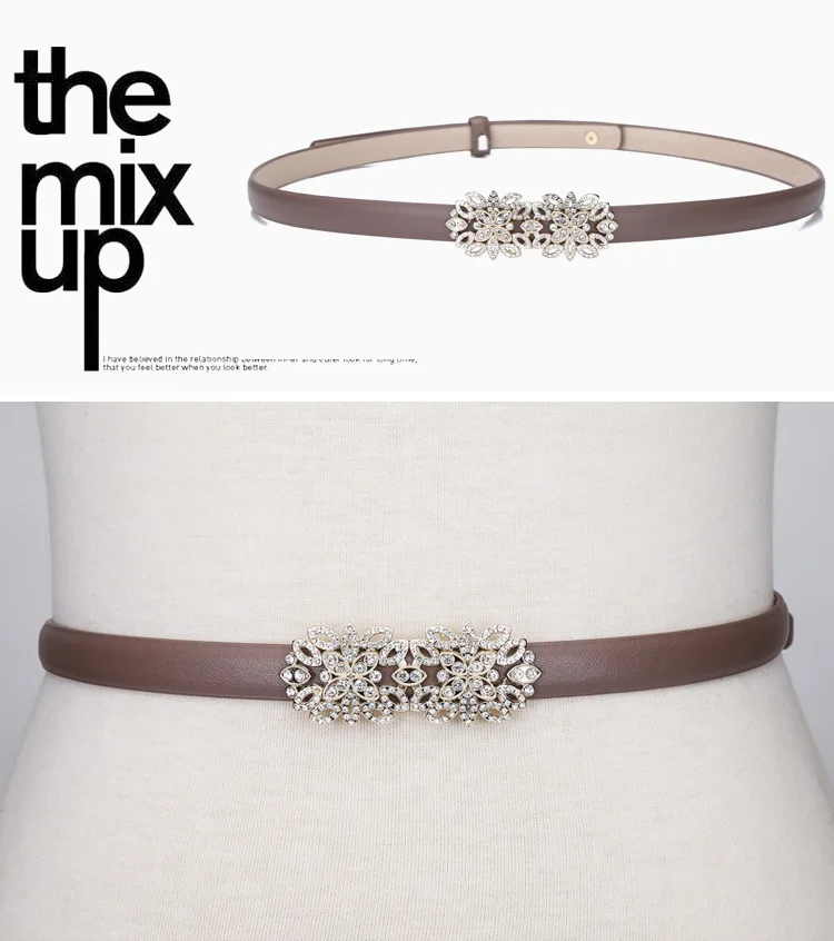 Famous Brand Luxury Belt For Women Waist Strap Female Genuine Leather Decorative Belt Clothing Accessories