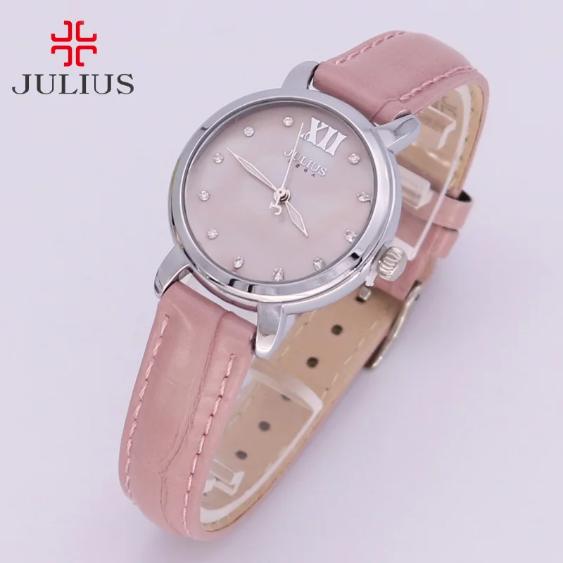 New Shell Women s Watch Japan Quartz Hours Simple Classic Fine Fashion Dress Bracelet Leather Girl