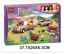 New original Friends BELA 10168 RV Plastic Building Blocks 314pcs set Girls Adventure Camper Bricks Toys