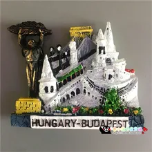 Венгерский Budapest 3D ручной работы знаменитое здание магнит на холодильник ремесло туристический сувенир холодильник магнитные сообщения наклейки декор