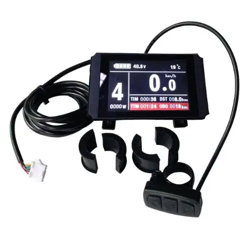 36V//48V KT LCD8H Color matrix Display Meter Control Panel for ebike KT LCD8H