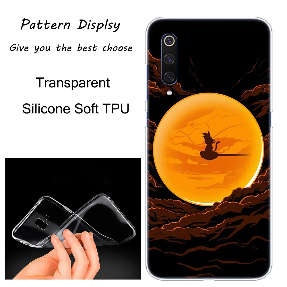 Горячая аниме Dragon Ball Z Son Goku мягкий чехол для Xiao mi Pocophone F1 mi 5X A1 6X A2 8 SE Lite Play mi x3 9 9SE 9T Pro CC9 - Цвет: 005