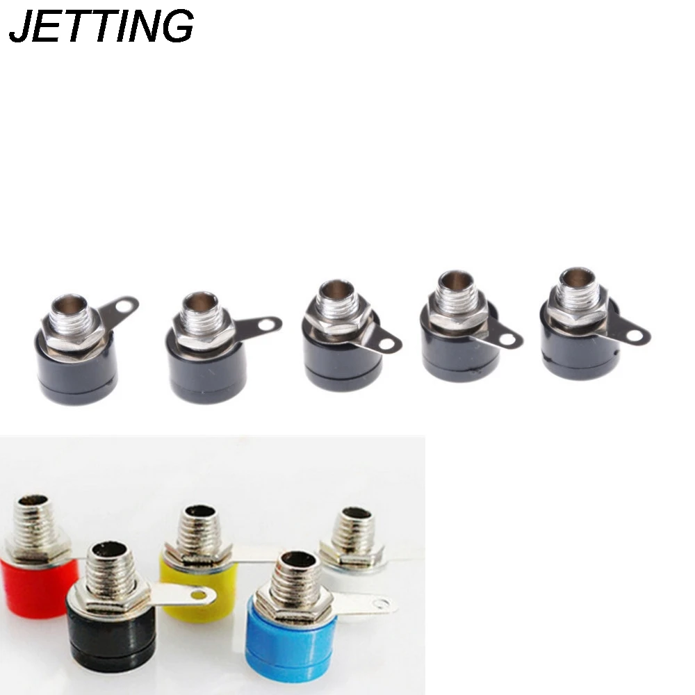 JETTING Random 4mm Binding Post Speaker Terminal Banana Plug Socket Jack Connectors