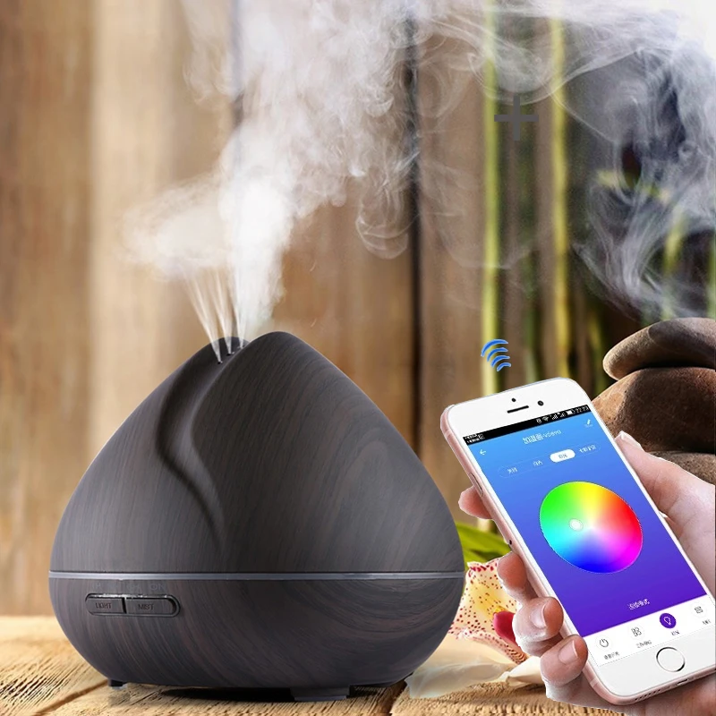 

550ML Aromatherap Essential Oil Aroma Diffuser With APP Control Air Humidifier Aromatherapy Diffuser For Home Cool Mist Maker
