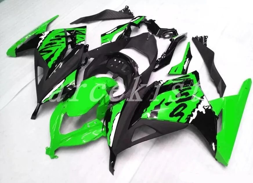 Инжекционный обтекатель антиблокировочной системы комплект подходит для kawasaki EX300 2013 Ninja300 13 14 15 EX 300 комплект кузова зеленый черный глянцевый