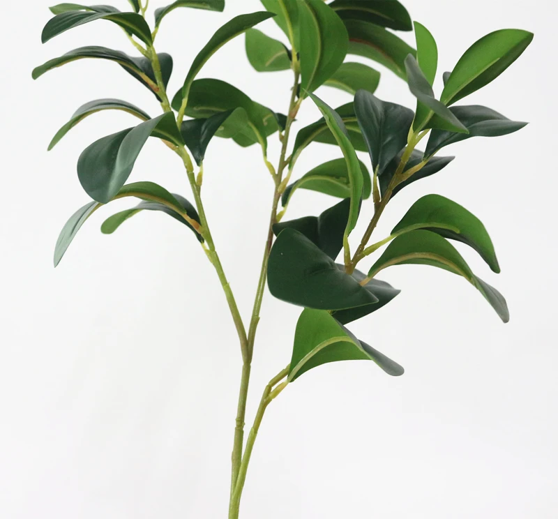 JAROWN Artificial Real Touch Plant Leaf Simulation Green Tree Branch Nordic Style Home Decor Accessories Wedding Decor Flower (14)