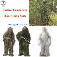 Военный камуфляж Ghillie костюм лесная трава сено стиль Пейнтбол лист джунгли Снайпер одежда Охота Тактический тент одежда