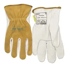 Зерно олень кожа кожаные рукавицы зерно оленья кожа водителя безопасности перчатки