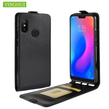 YINGHUI Роскошный Ретро книга из искусственной кожи чехол для Xiao mi Red mi 6 Pro Чехол для телефона Вертикальный флип-чехол сумка для Xiaomi mi A2 Lite