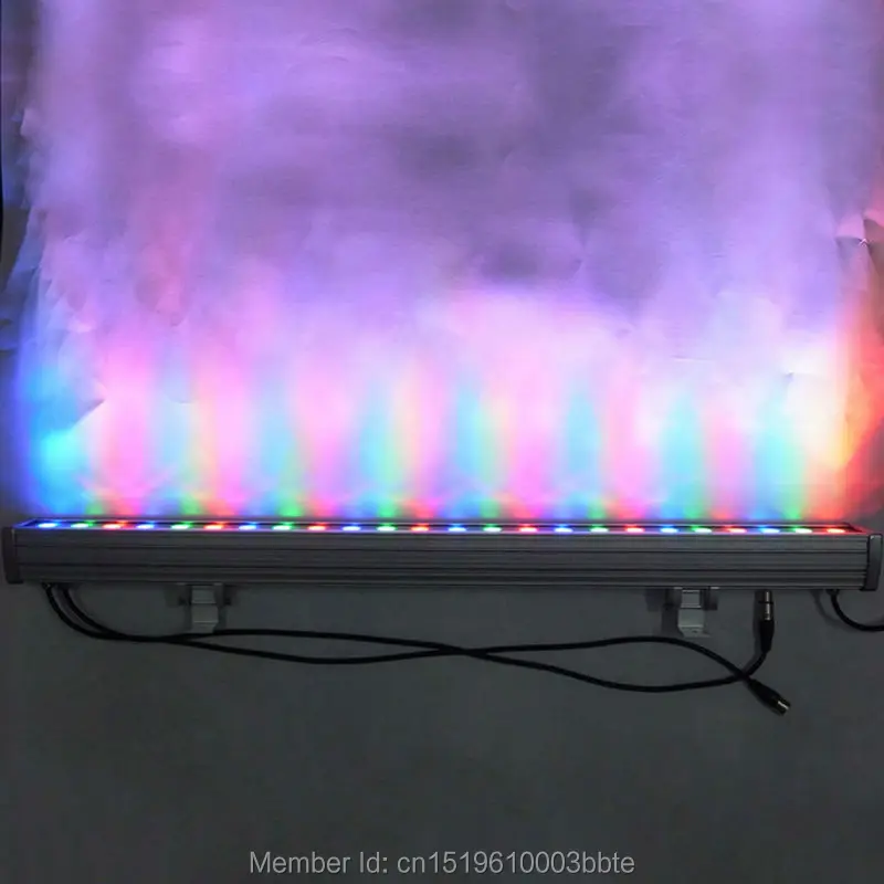 3 шт. Гарантия 3 года наружное изменение цвета 36 Вт DMX512 RGB светодиодный настенный светильник DMX светодиодный прожектор светильник