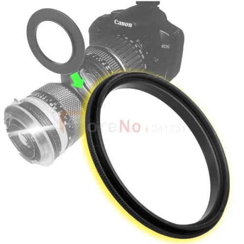 

10pcs Male 52mm-55mm 52 to 55mm 52-55mm Lens Macro Reverse Ring for 52 to 55mm lens Mount