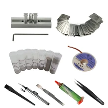BGA Machine Directly Heat Stencils universal Solder Paste Balls Station and Reballing kit For Rework station Repair 27pcs bga directly heat rework reballing universal stencil template bga reballing kit station