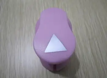 

2-2.5cm Triangle Shape Craft Punch Scrapbooking Machine Handmade Paper Cutter Furador De Eva Hole Puncher Free Shipping