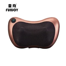 Electric Massage Pillow Infrared Heating Kneading Cervical Neck Shoulder Auto Shiatsu Massager Car-use massage & relaxation