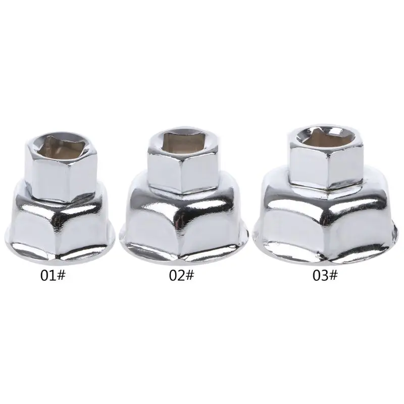 

1/2" Drive Car Oil Filter Wrench Cap Housing Removal Engine Tool 6 Flutes 27/32/36mm