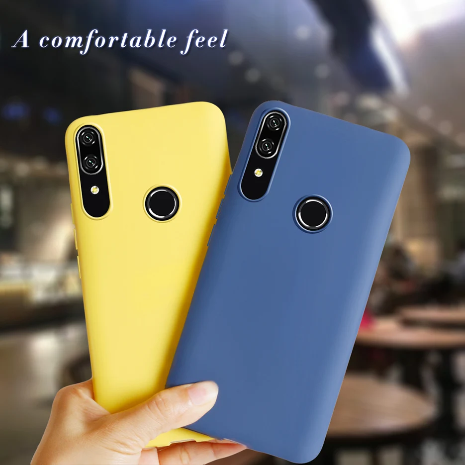 Милый чехол из ТПУ для Huawei P Smart Z 2019 тонкий симпатичная задняя крышка PSmart PSmartZ