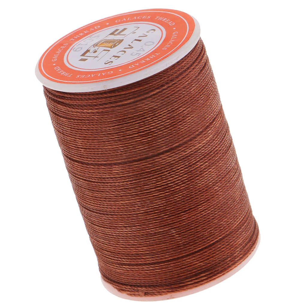 12 Colors 0.45mm Durable Leather Sewing Waxed Thread Cord For DIY Handicraft Tool Hand Stitching Thread 85 Meters