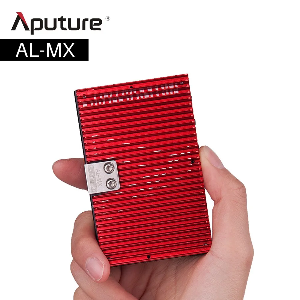 

Aputure AL-MX Photographic Lighting LED Video Light with 6 Color Gel 2800K-6500K On Camera Mini Lamp for DSLR Canon Nikon