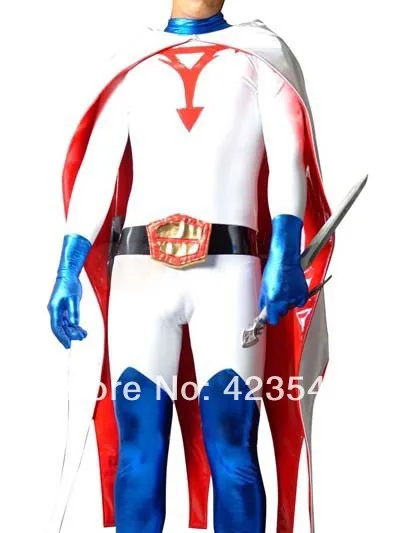 Science Ninja Team Gatchaman Ken костюм супергероя вечерние карнавальные костюмы на Хэллоуин. |