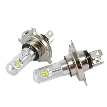 

2pieces 8LED H4 6000K 80W Car Vehicle Fog light Signal light White reading light Auto Headlamp Led Car Light DC12-24V