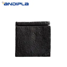 Винтажный квадратный чайный набор из грубой керамики, черный дзен, японский стиль, аксессуары для чайного набора, керамические Герметичные банки для хранения, чайный набор, Декор