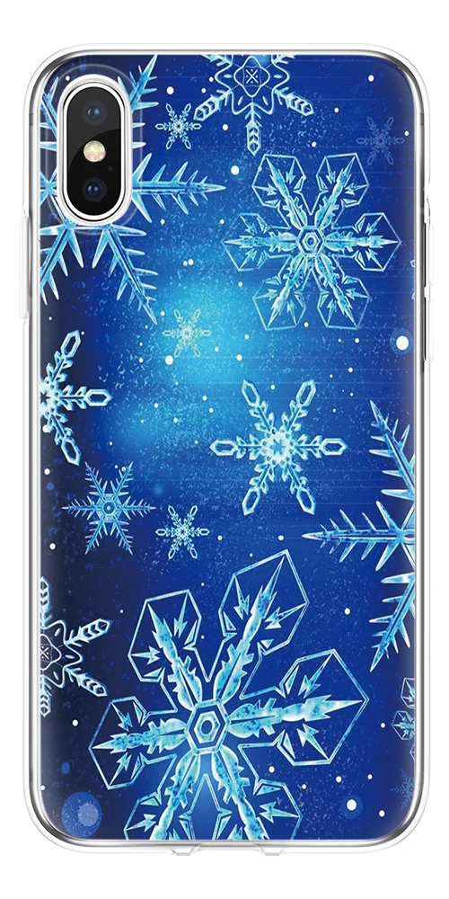 Рождественский чехол из ТПУ для iPhone XR 11 Pro XS MAX X 4 4S 5S 5C SE 6 6S 7 8 Plus 5|Бамперы| |