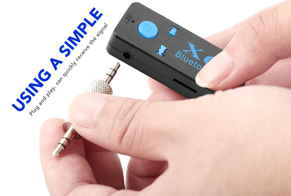 Car Bluetooth AUX Universal 3.5mm jack Bluetooth Kit Audio Adapter FM Transmitter Handsfree Phone Call Music Receiver