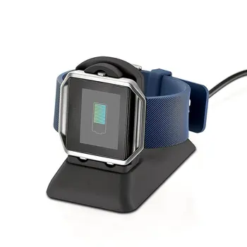 

Fitbit Blaze Charging Dock Station Cradle Holder Charging Clip Premium Plastic Bracket Cable for Fitbit Blaze Smart Watch