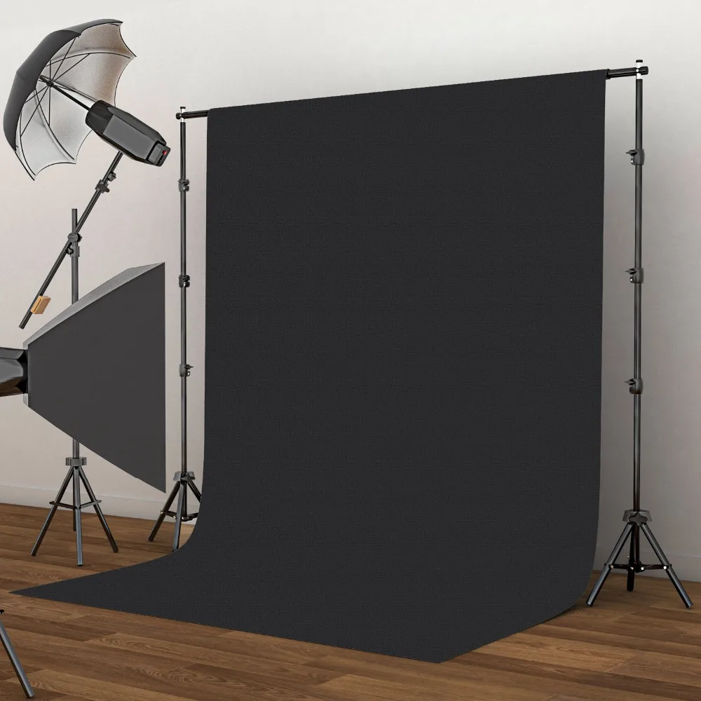 Фон для фотостудии Chroma key 2 х 6 метров нетканый черный зеленый белый фон