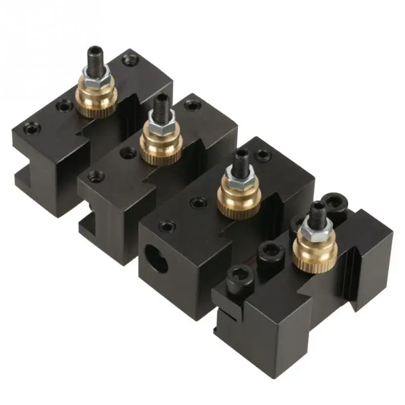 

4Pcs/Set Tool Post Holder Mini Lathe Quick Change Tool Post Boring Blade Turning Facing Lathe CNC Tool torno mecanico Hot Sale