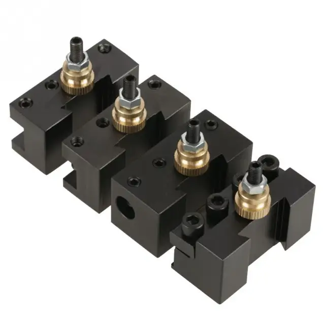 4Pcs/Set Tool Post Holder Mini Lathe Quick Change Tool Post Boring Blade Turning Facing Lathe CNC Tool torno mecanico Hot Sale