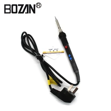 90 Вт 978 Регулируемый Температура Электрический паяльник набор Сварка паяльной станции Тепло Карандаш Ремонт набор инструментов для IC телефон repai