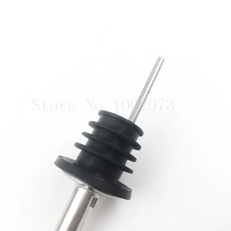 3pcs HOT Stainless steel wine Olive Oil Pourer Dispenser Spout Glass Bottle Pourer Black (11)
