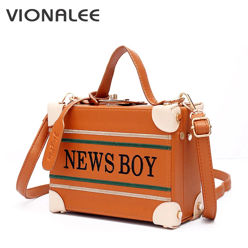 

2017 New Trunk Female Designer Women's Shoulder Bag Vintage Mini Tote Bags Women Messenger Bags Handbags Brands Crossbody For