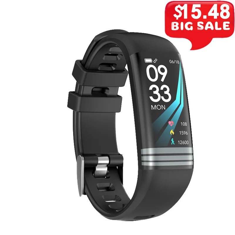 

G26S Color Screen Smart Bracelet Waterproof WristbandFitness Sports Pedomeater Fitness Tracker Blood Pressure Monitor Smartwatch