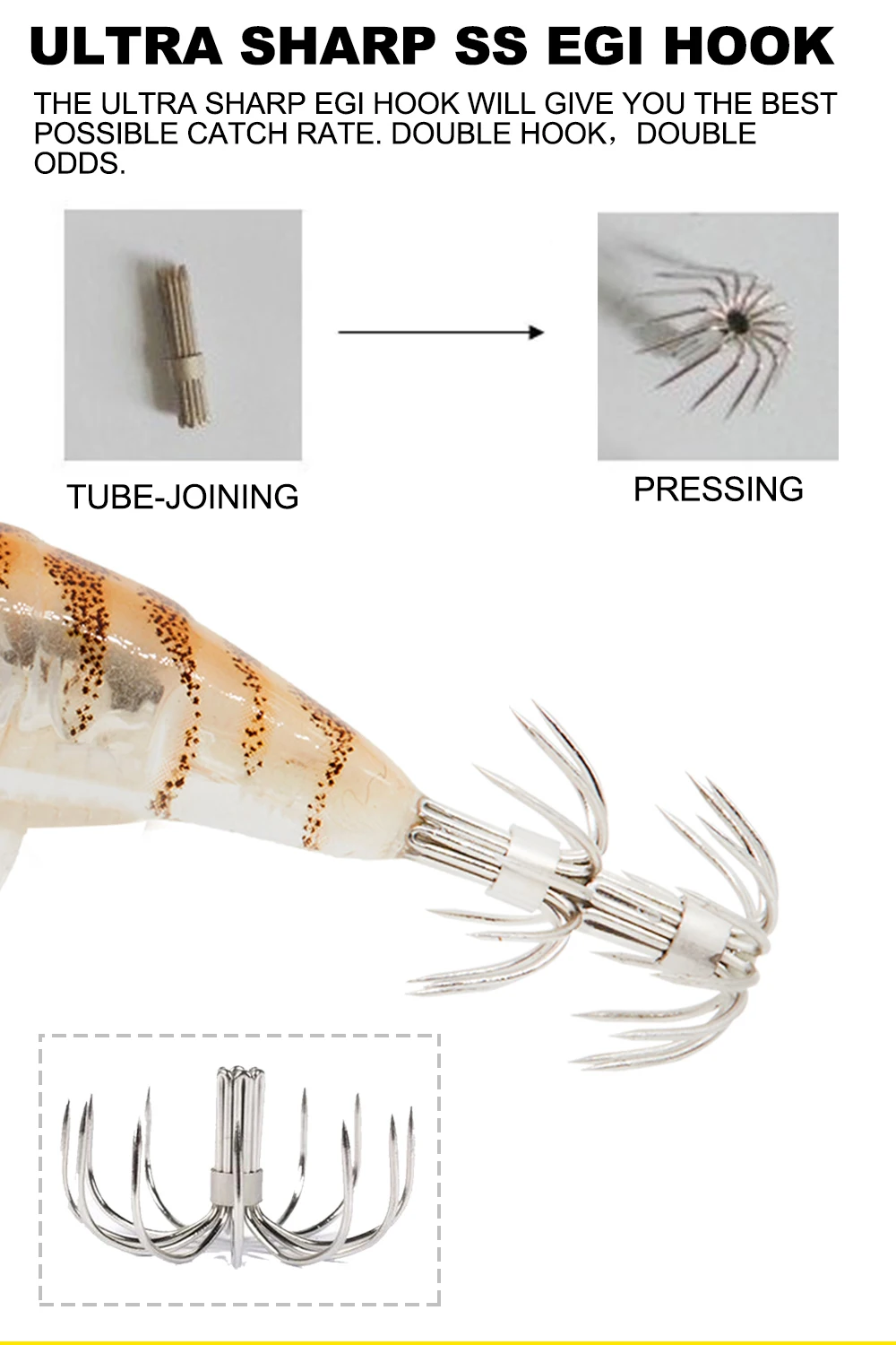 Hunthouse EGI крючок креветки приманки 11 см 20g для рыбалки кальмары leurre squid egi Осьминог Каламар приманку Жесткий каракатицы приманка