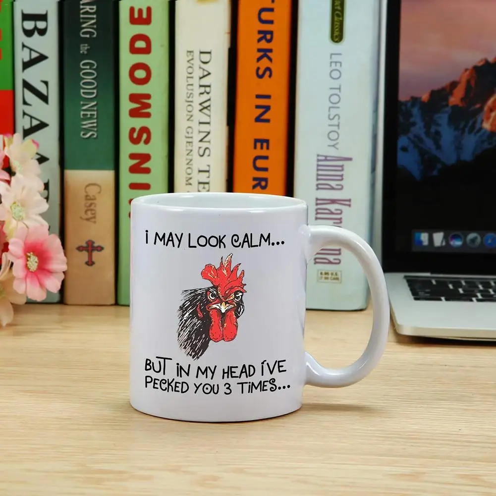 Новая забавная кофейная кружка керамическая кофейная кружка с рисунком ...