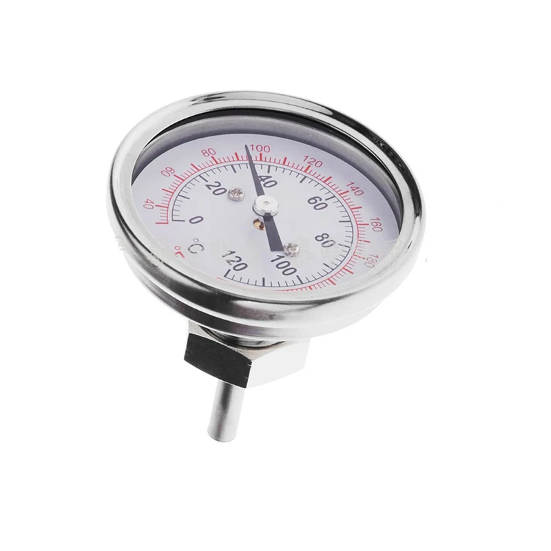 

Industrial Bimetal thermometer 1/2" NPT thread with Back Connection