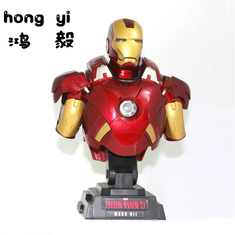 

Iron Man MK7 1/4 Bust Eyes and Chest Light Boxed Decorations Hand 23cm (Three Colors) AG499
