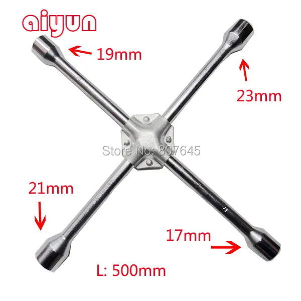 500mm cross wrench tire wrench for car auto repair tools sockets 17 19