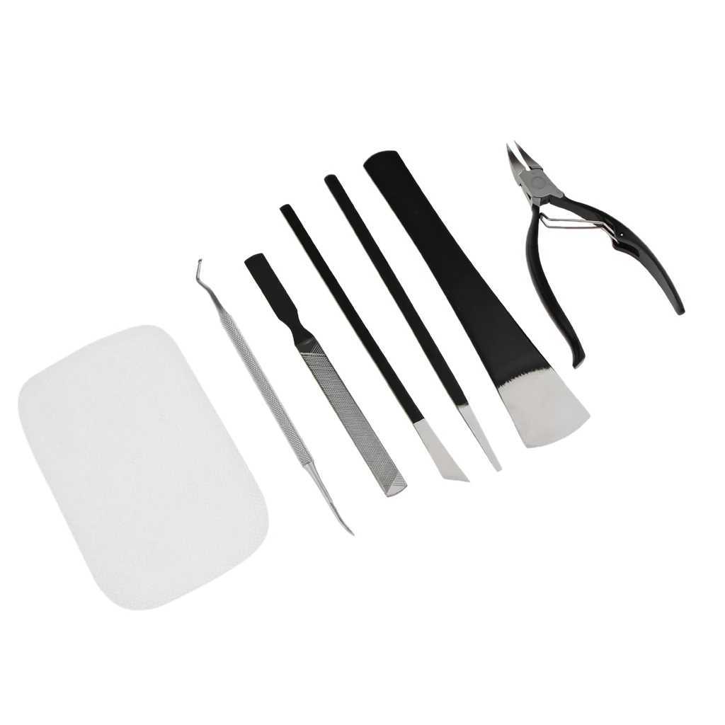

Set of 6 Professional Toe Nail Pedicure Tool Feet Care Cuticle Dry Dead Skin Remover 6pcs