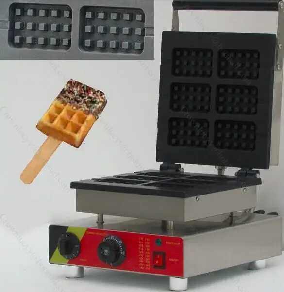 

Electric 5 pcs/ plate Cartoons Mickey Shape Waffle Baker Waffle making machine