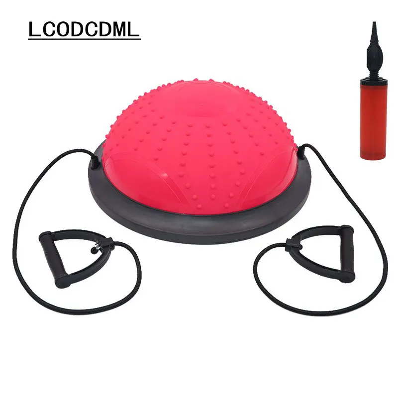 

2018 new model High quality yoga ball body balance half ball fitness BOSU ball exercise gym ball Sport Fitball Proof