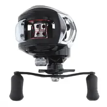 7,2: 1 17+ 1BB Рыболовная катушка с магнитным тормозом, Максимальное сопротивление 5 кг/11 фунтов, алюминиевый сплав