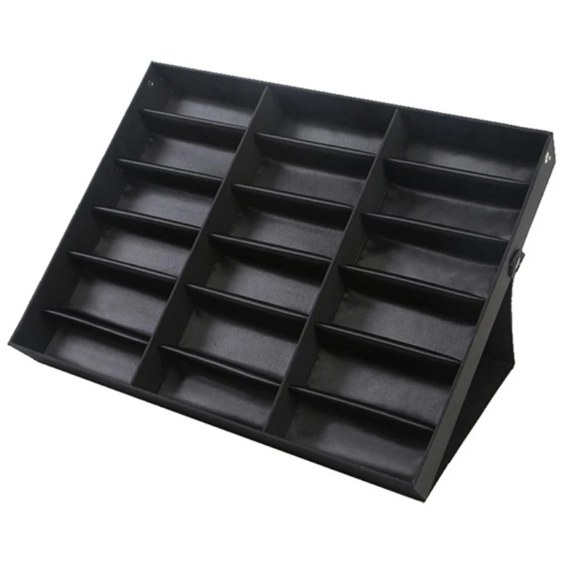 

18 Grid Sunglasses Storage Box Organizer Glasses Display Case Stand Holder Eyewear Eyeglasses Box Sunglasses Case